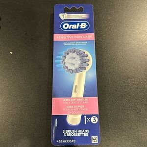 Oral-B Sensitive Gum Care Electric Toothbrush Replacement 3 Brush Head Refills